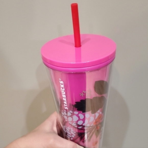 Starbucks Pink Pinecone Holiday 24 oz Venti Tumbler - Picture 2 of 4